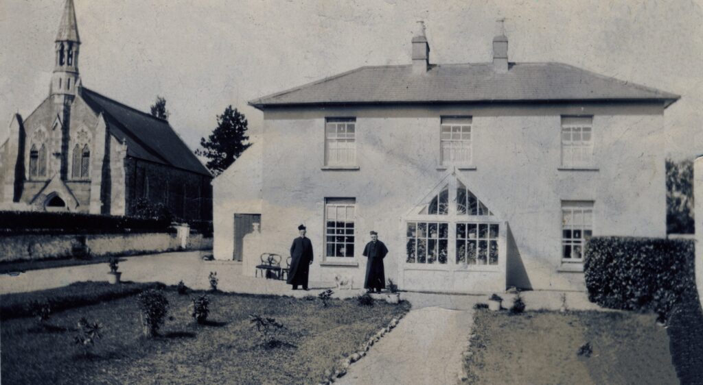 Photograph of Ballyoughter Parochial House - c. 1920 - Restored Photograph