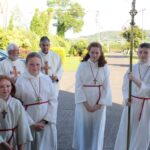 Altar Servers with Fr Thomas Orr and Fr Joseph Kavanagh