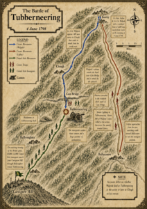 Battle of Tubberneering Map