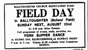 Advert in New Ross Standard on 20 August 1976. Credit: Wexford County Council.